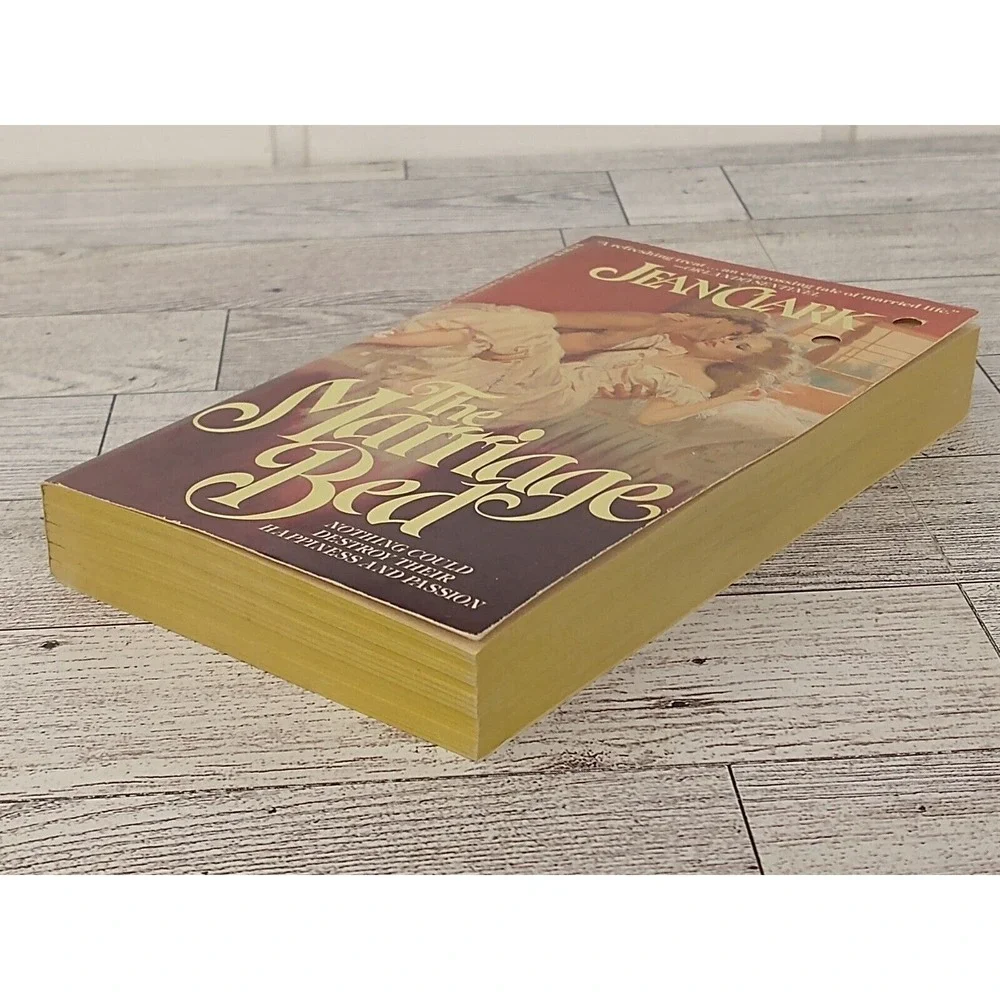 The Marriage Bed Jean Clark 1986 Historical Romance Vintage 80s Paperback‎